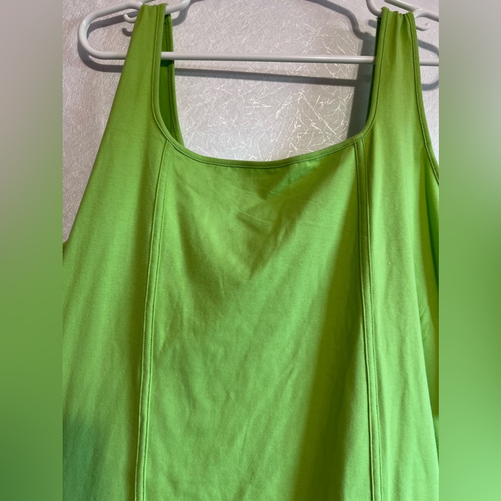 Wild Fable Lime Sleeveless Tank Dress Square Neck in Lime! NWT